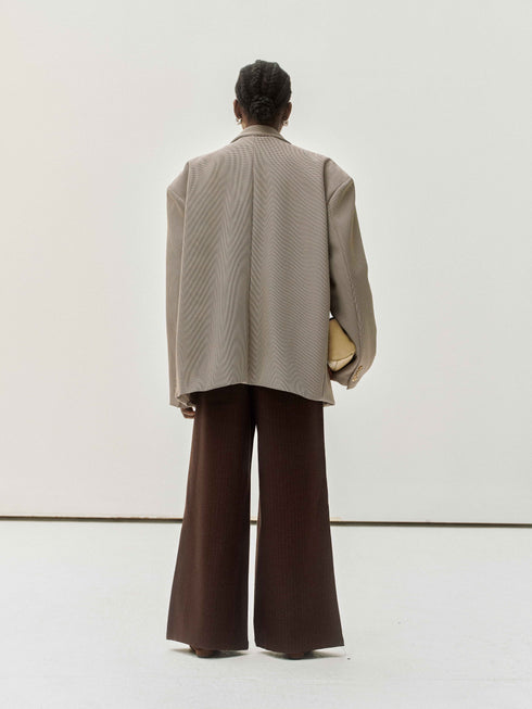 Veil Check Blazer